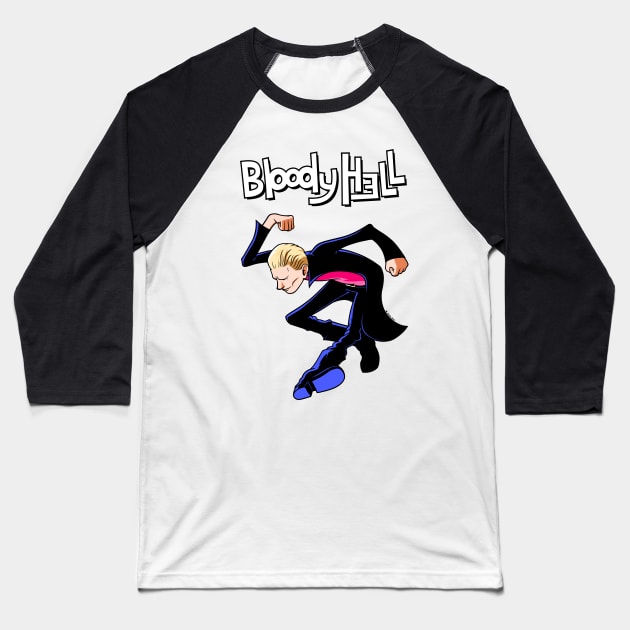 Vampire Mosh Baseball T-Shirt by wloem